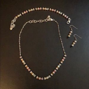 Silver, Multi-colored Beads Brighton Set
